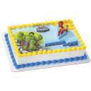 Super Heros Cake Topper Set